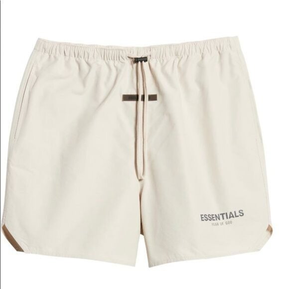 Fear of God Essentials Large Volley Shorts Stone - Picture 6 of 6